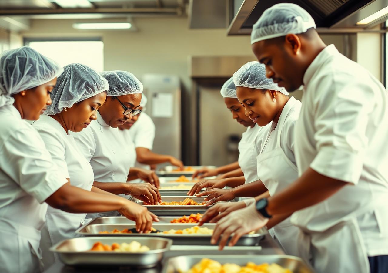 Equipe Gaúcha Alimentação em operação